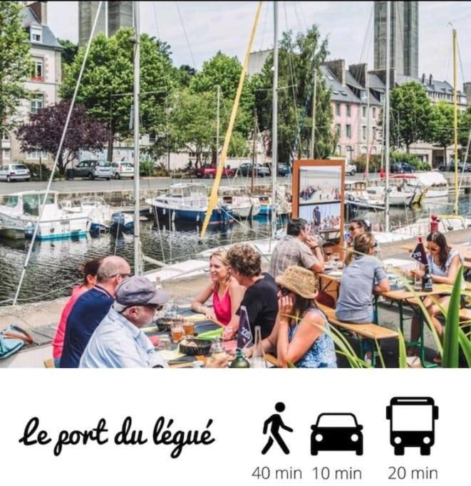 Le Paris-Brest - Faites Une Pause Sur Votre Trajet Appartement Saint-Brieuc Buitenkant foto