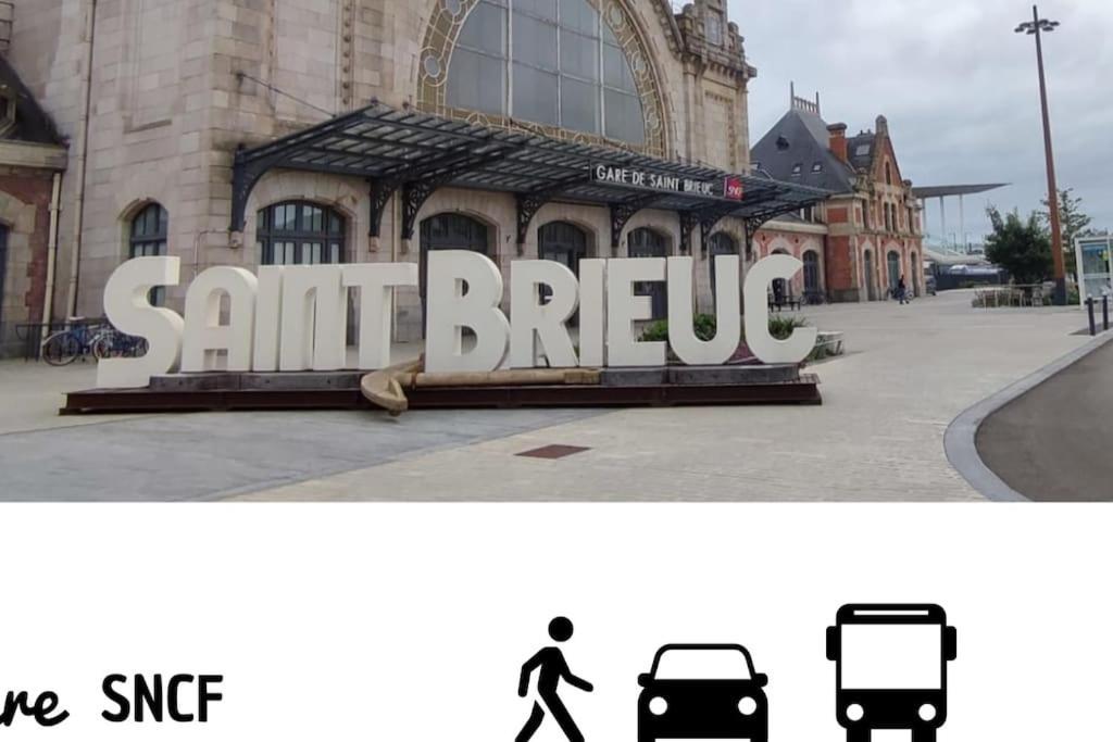 Le Paris-Brest - Faites Une Pause Sur Votre Trajet Appartement Saint-Brieuc Buitenkant foto